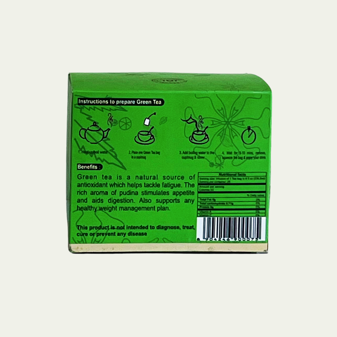Green Tea With Mint Mc Box 2g X 25 Sachets - BUY 2 GET 1 FREE