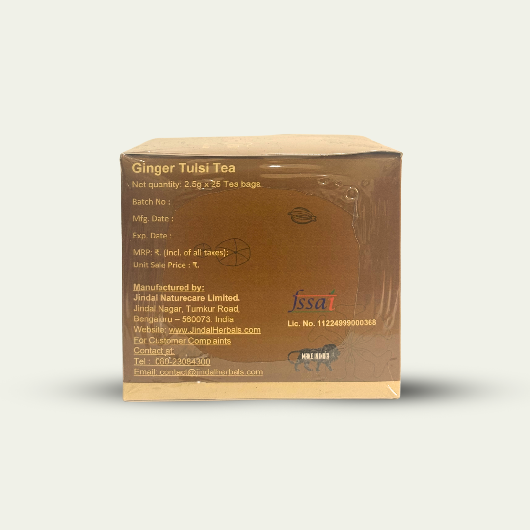 Ginger Tulsi Tea Mc Box 2.5g X 25 Sachets - BUY 2 GET 1 FREE