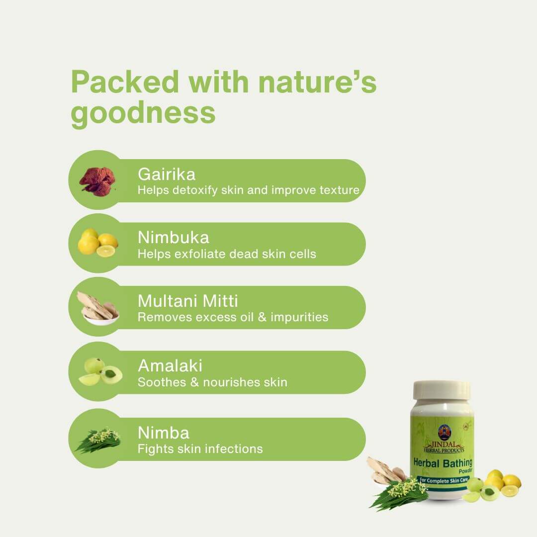 Herbal Bathing Powder 100g Bottle - BUY 2 GET 1 FREE