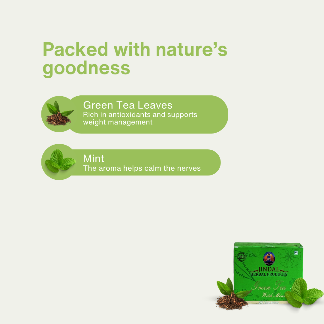 Green Tea With Mint Mc Box 2g X 25 Sachets - BUY 2 GET 1 FREE