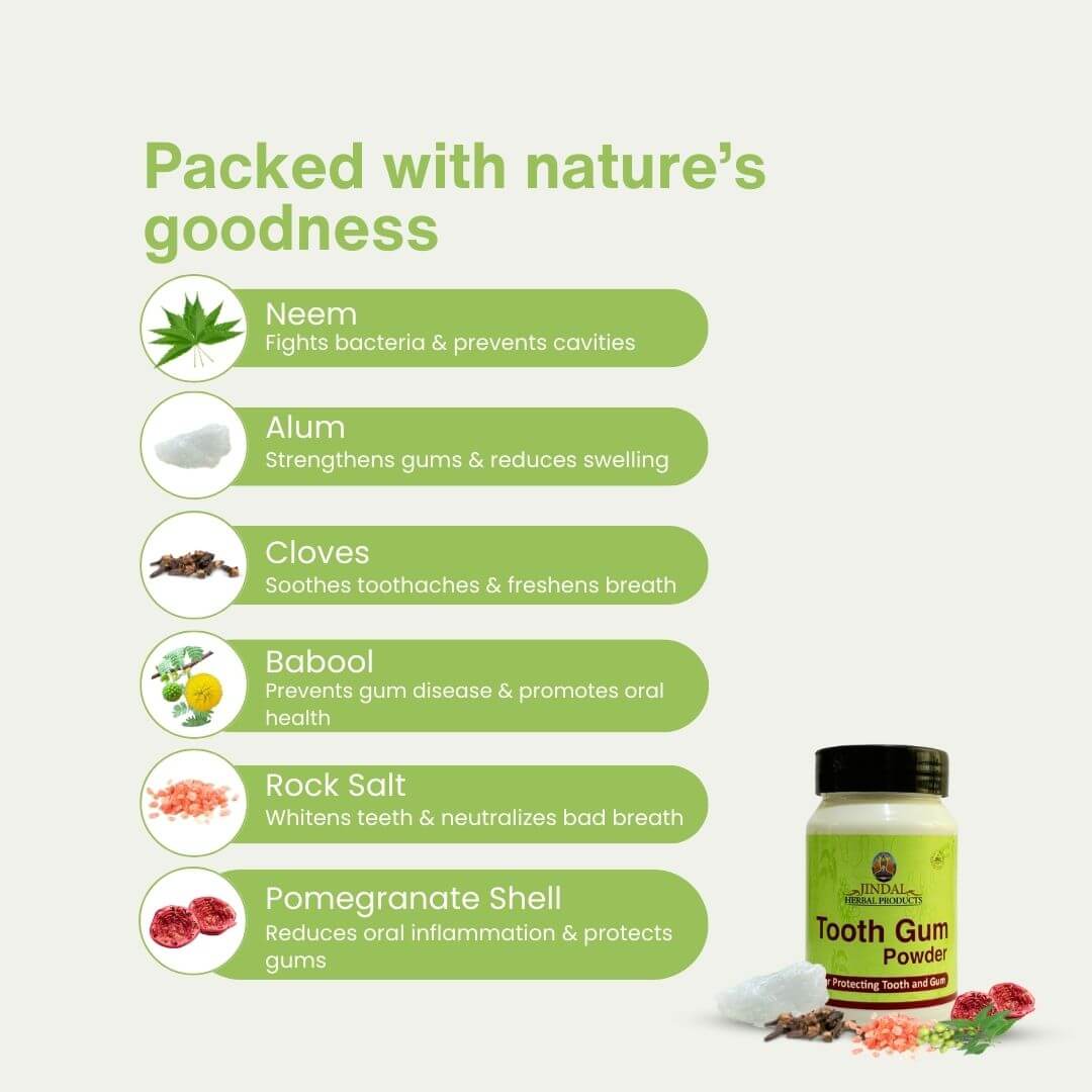 Tooth Gum Powder 100g Bottle