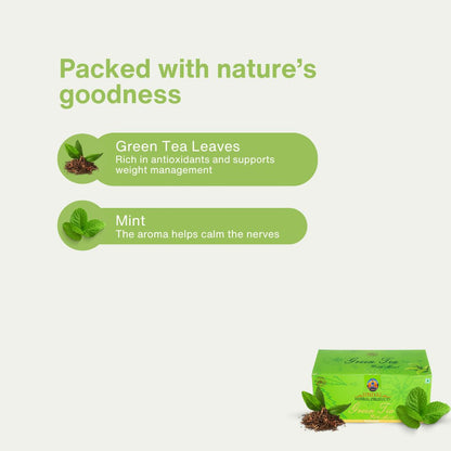 Green Tea With Mint Mc Box 2g X 25 Sachets - BUY 2 GET 1 FREE