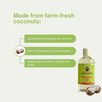 Coconut Oil 500ml Bottle - BUY 2 GET 1 FREE