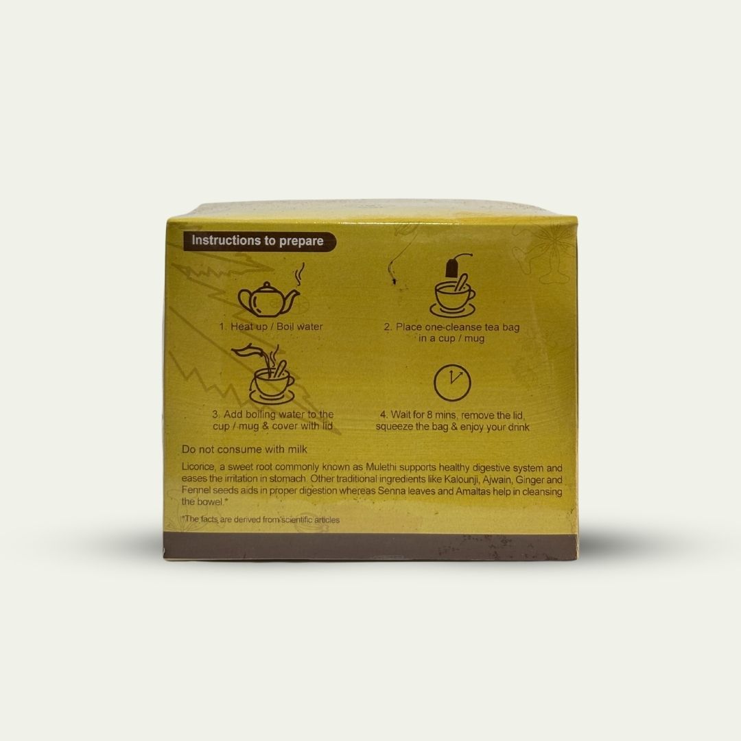 Herbal Cleanse Tea Mild MC BOX 3.6g X25 Tea bags - BUY 2 GET 1 FREE