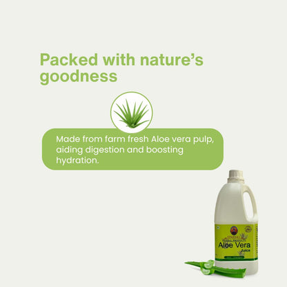 Aloevera Juice 1 LTR Bottle - BUY 2 GET 1 FREE