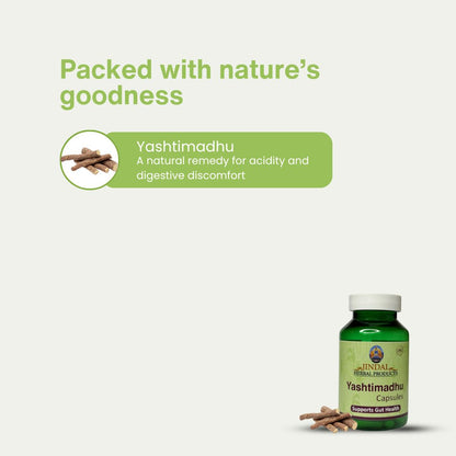 Yashtimadhu Capsules 60 Capsule Bottle - BUY 2 GET 1 FREE