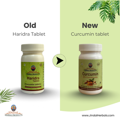 Curcumin Tablet 60 Tablet Bottle - BUY 2 GET 1 FREE
